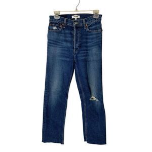 RE/DONE Jeans 70s stove pipe women's size 26 164-3wstv27